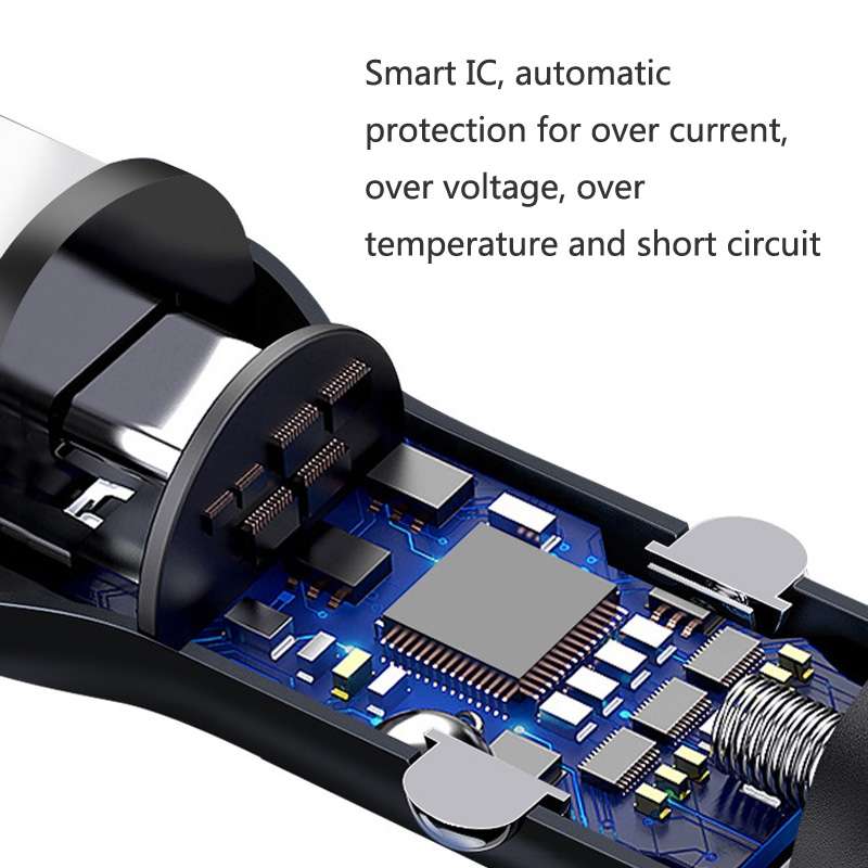 QIAKEY BK919 Dual Ports Fast Charge Car Charger