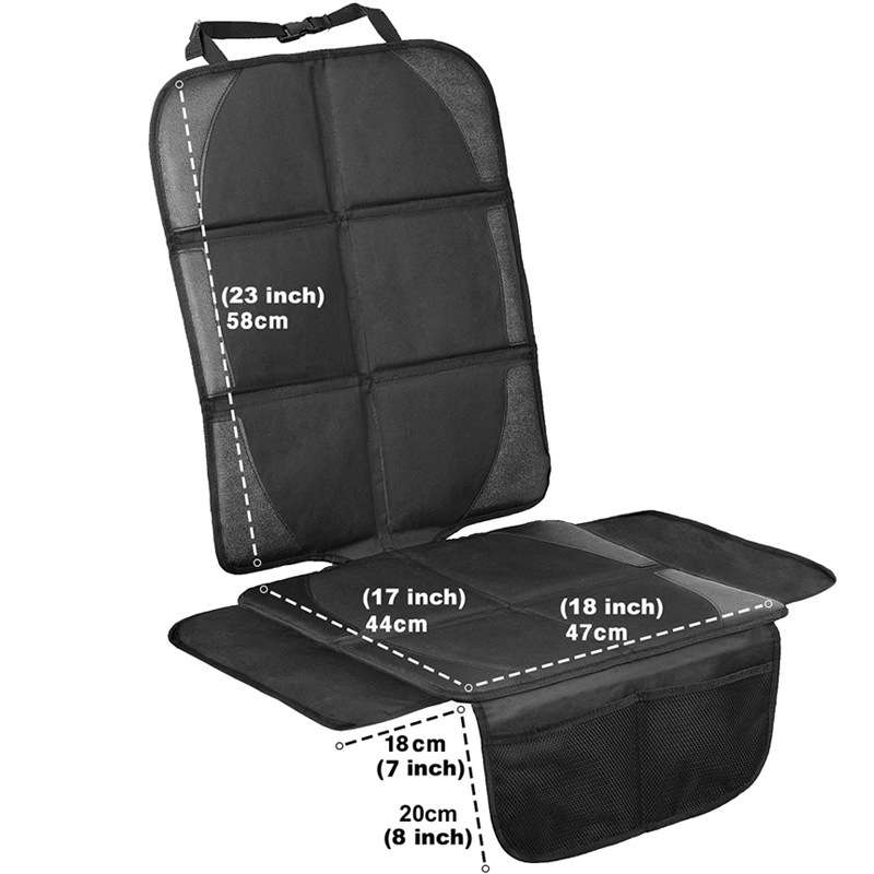 Child Car Seat Anti-Skid Protection Pad(Black)