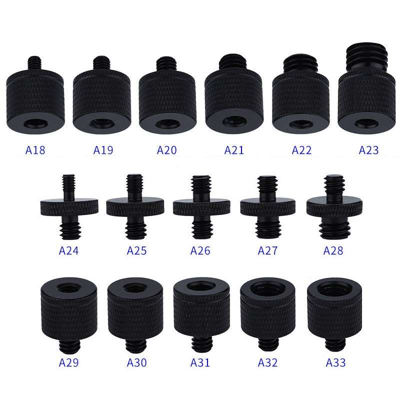 4 PCS Screw Adapter A30 M5 Female to 1/4 Male Screw