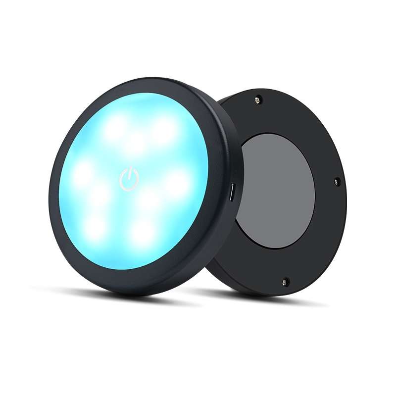 Y-033 Voice Controlled Colorful Atmosphere Car Light(Black)