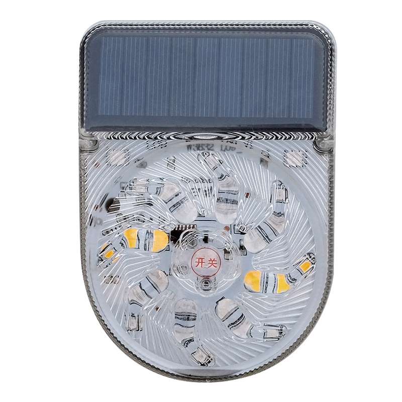Y-949 27 LEDs Solar Car Waterproof Warning Light