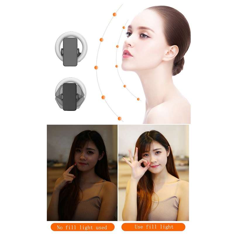 CYKE Q6 Selfie Live Broadcast Ring Beautifying Light(Fill Light)