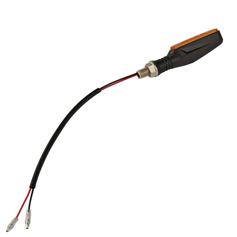2pcs MK-109 Motorcycle Flow Steering Lamp LED Signal Light(Black)