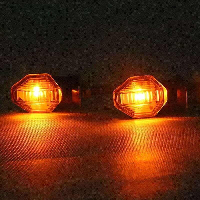 2pcs Motorcycle Steering Lamp Small Shark LED Highlight(MK-100)