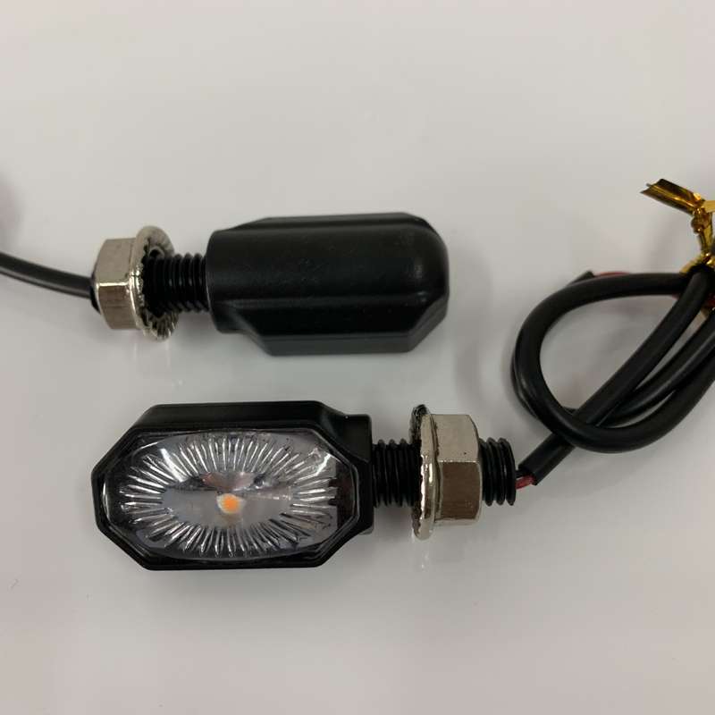 2pcs MK-099 LED Motorcycle Steering Light Signal Lamp(Small Elliptical)