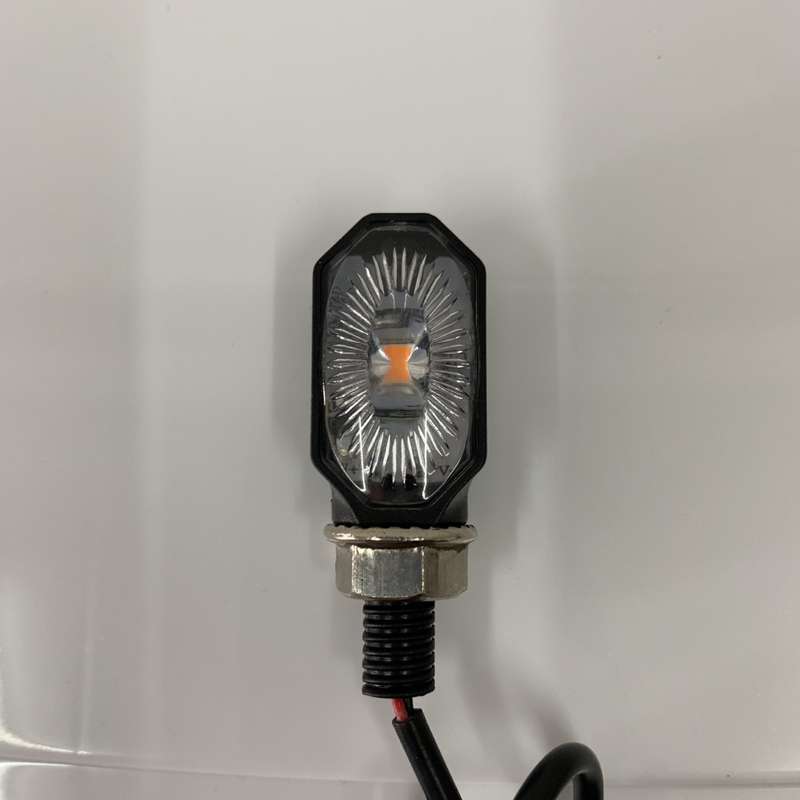 2pcs MK-099 LED Motorcycle Steering Light Signal Lamp(Small Elliptical)