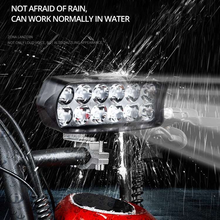 2 PCS MK-265 Motorcycle Character Shooting Light Auxiliary Day Running Light, Style: 16 LEDs