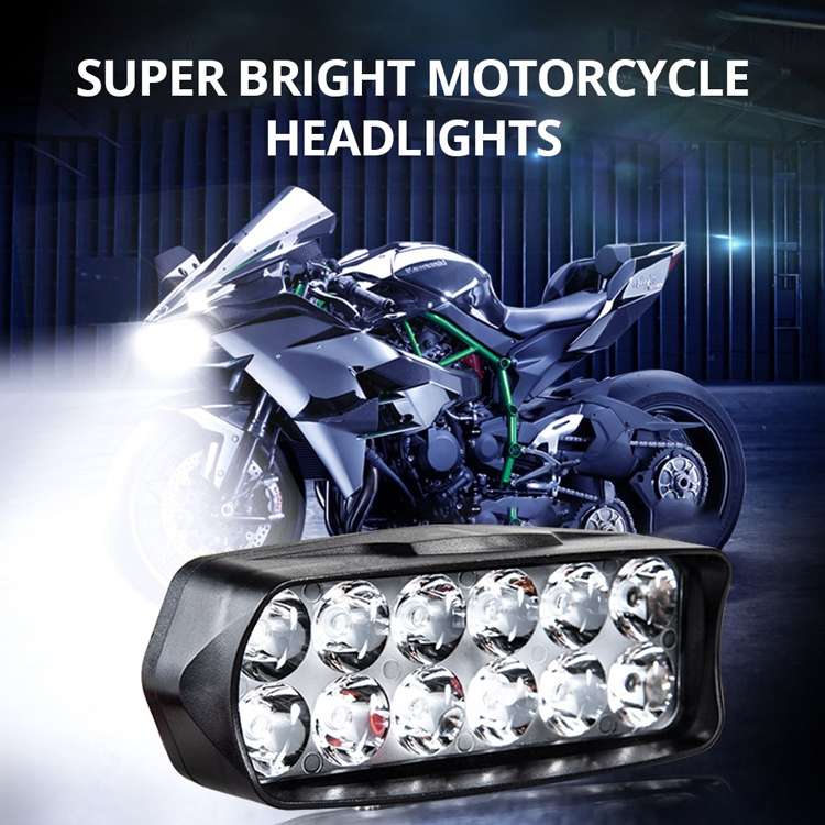 2 PCS MK-265 Motorcycle Character Shooting Light Auxiliary Day Running Light, Style: 16 LEDs