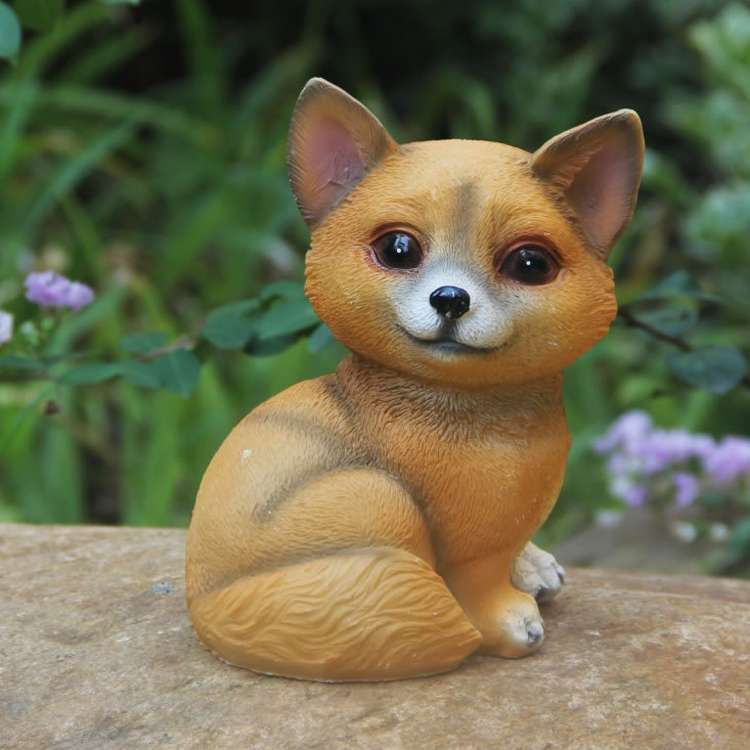 HSR001 Outdoor Solar Animal Resin Lawn Light(Bunny)