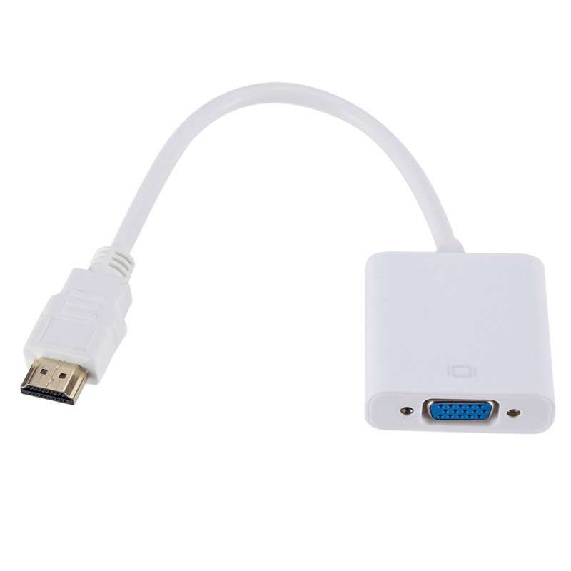 ZHQ007 HD 1080P HDMI to VGA Converter(Black)