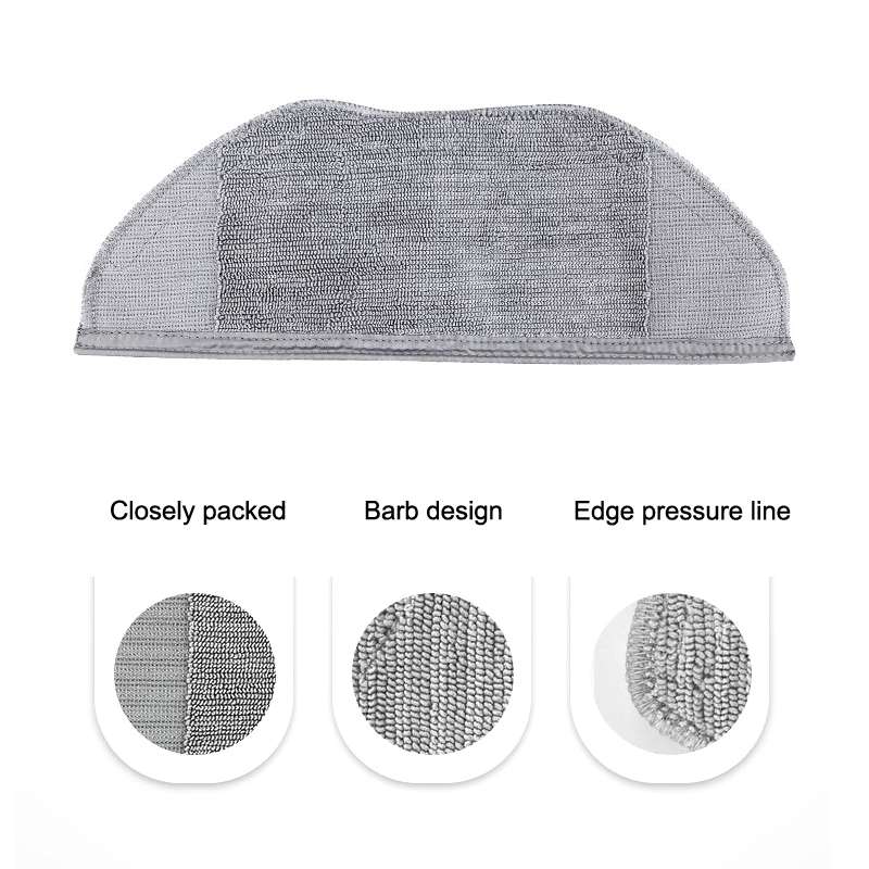 2 PCS Mop Cloths Sweeping Robot Accessories For Mijia G1