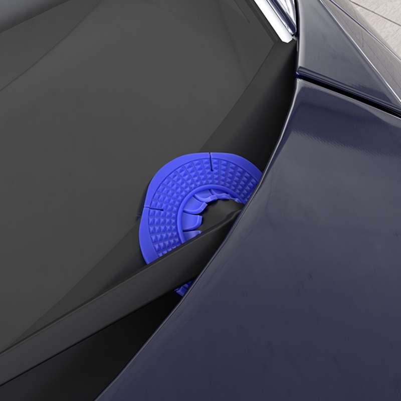 Car Wiper Hole Silicone Protective Cover, Size: Small Hole(Gray)