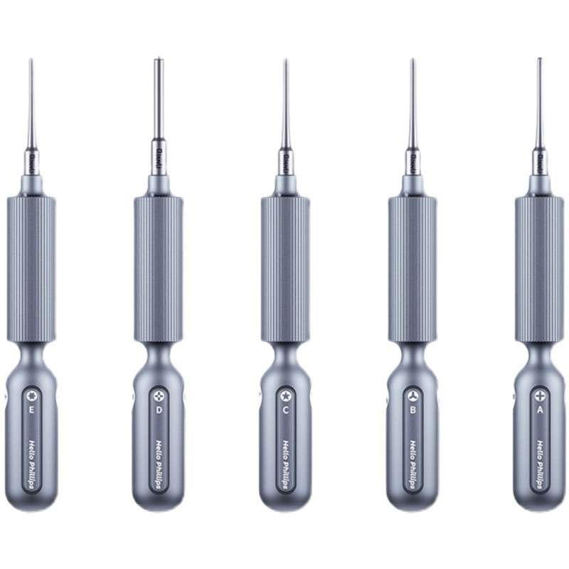 Qianli Super Tactile Grip-Type Precision Silent Dual-Bearing Screwdriver, Series: Type D Pinhead Ph