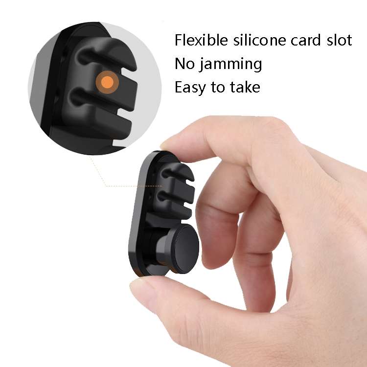 3 PCS Car Sticky Storage Data Cable Hook(Black)