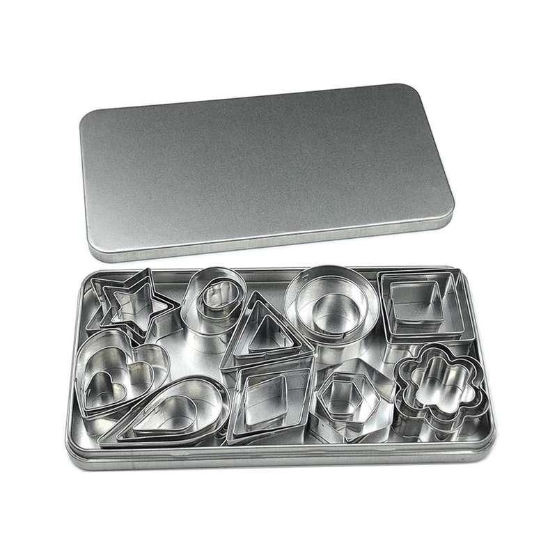 30 PCS / Set Stainless Steel Biscuit Mold