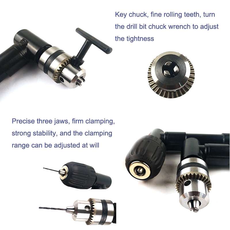 3124 90 Degrees Right-Angle Electric Drill Transmutor Accessories