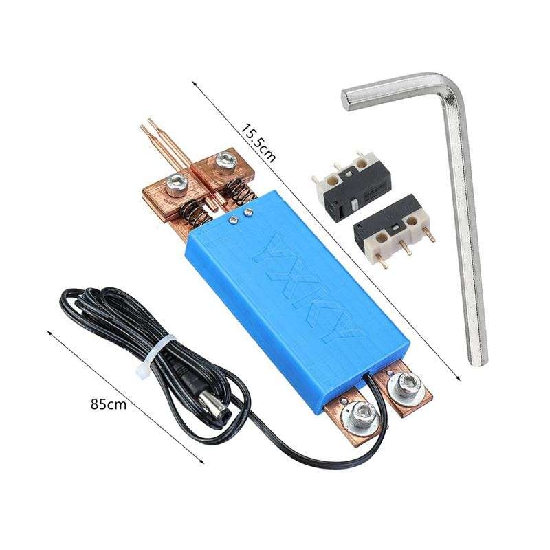 Integrated Spot Welder DIY Mini Handheld Welding Pen(Black)