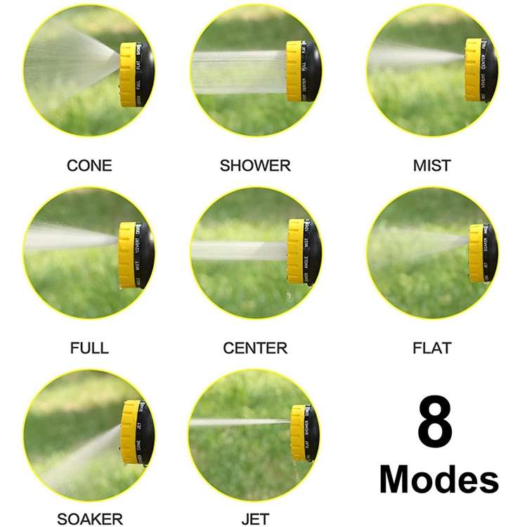 8 in 1 Car Wash Foam Pot Water Sprinkler(Green)