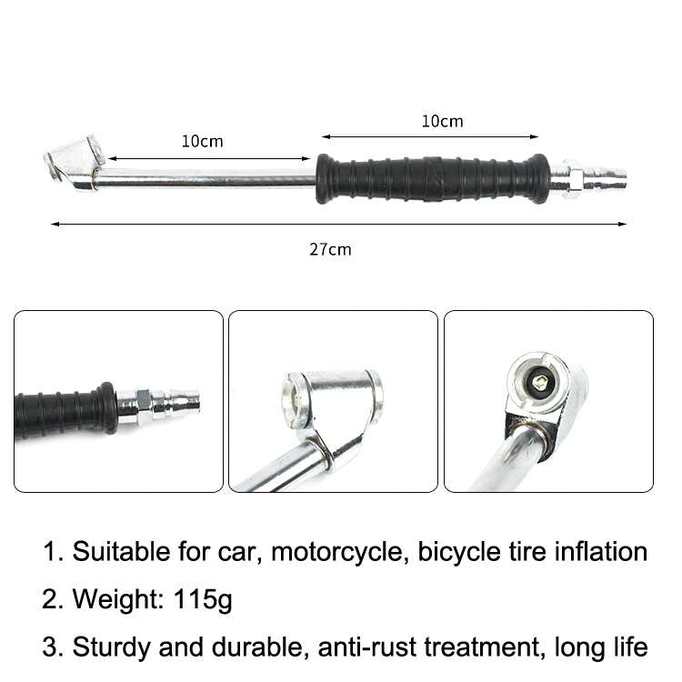 Car Tire Double-Ended Air Nozzle, Specification: Globe