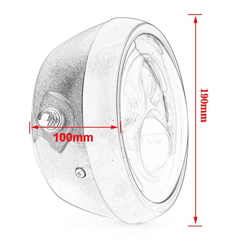 7.5 Inch Motorcycle Modified Headlights Without Bracket