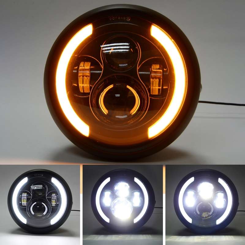 7.5 Inch Motorcycle Modified Headlights Without Bracket