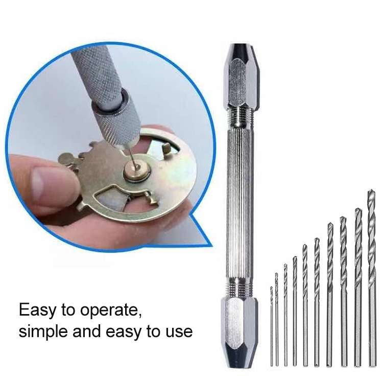 Double-ended Steel Pick Aluminum Slloy Hand Drill Punch
