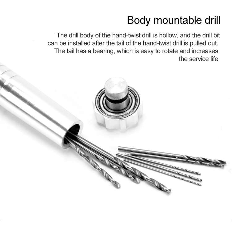 Hand Twist Drill Aluminum Slloy Hand Drill Punch