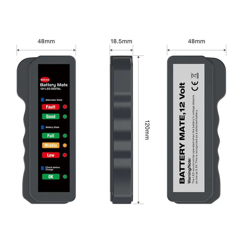 2 PCS ANENG DT830G Portable Digital Multimeter(Black)