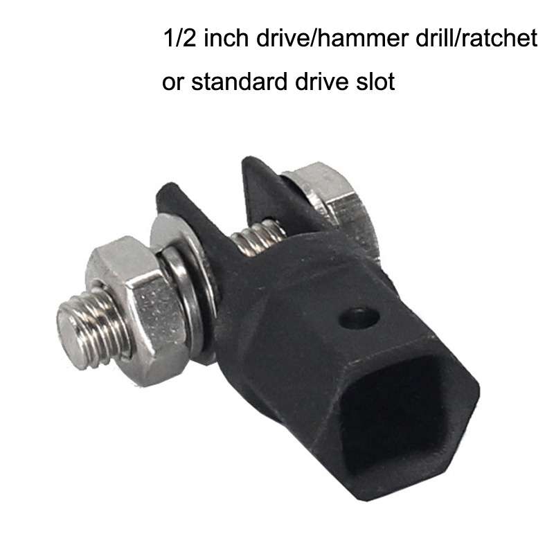 TO-OL009 Car Scissors Jack Adapter(Black)