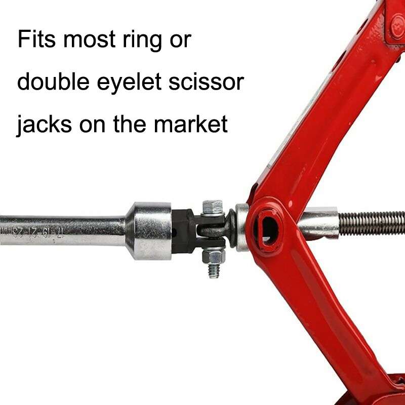 TO-OL009 Car Scissors Jack Adapter(Black)