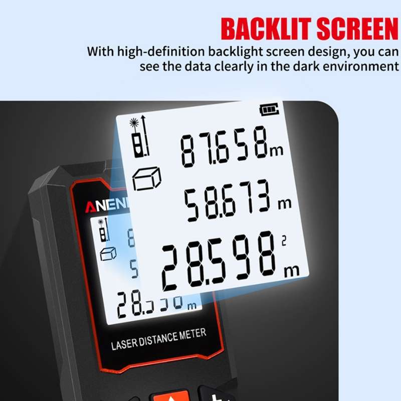 ANENG Handheld Infrared Rangefinder, Model: 80m Precision Version