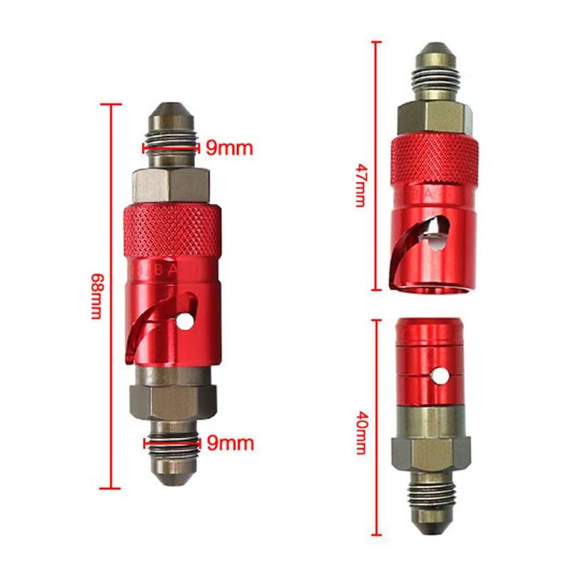 Motorcycle Universal Brake Hose Quick Release Joint(Blue)