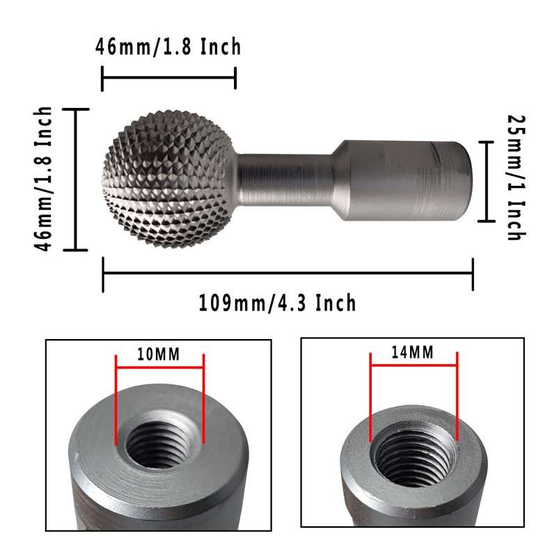 14mm Spherical Wood Groove Carving Knife