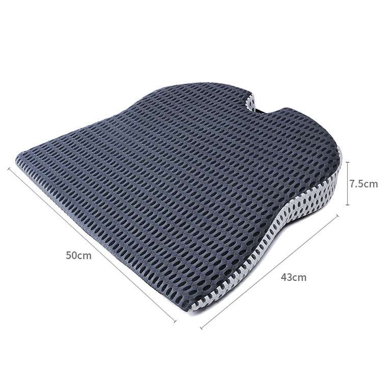 QFC040 U-shaped TThickened Memory Foam Car Seat Cushion(Grey)