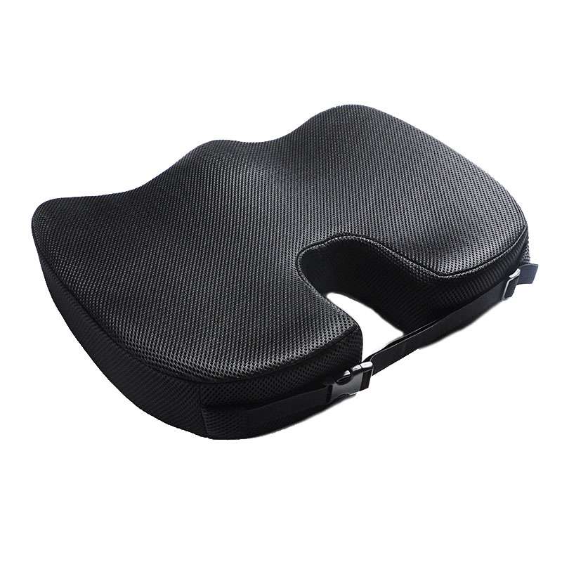 QFC-023 U-shaped Slow Rebound Memory Foam Car Seat Cushion(Black)