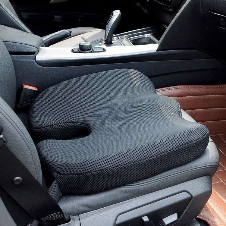 QFC-023 U-shaped Slow Rebound Memory Foam Car Seat Cushion(Black)