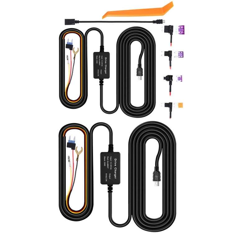 B2168 GPS Tracker 12V/24V to 5V Power Cable, Model: Electric Appliance Style MINI Straight + Ad