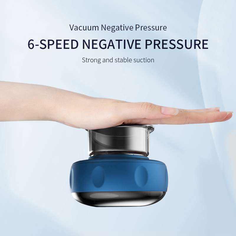 6-speed Charging Electric Cupping Massage Device(Black)