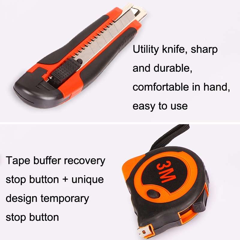 13 PCS / Set JT-13-2 Household Tool Combination Hardware Toolbox
