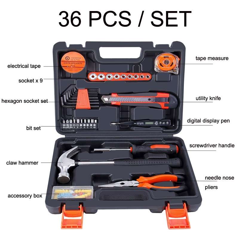 36 PCS / Set JT-36 Household Manual Hardware Tool Combination Set
