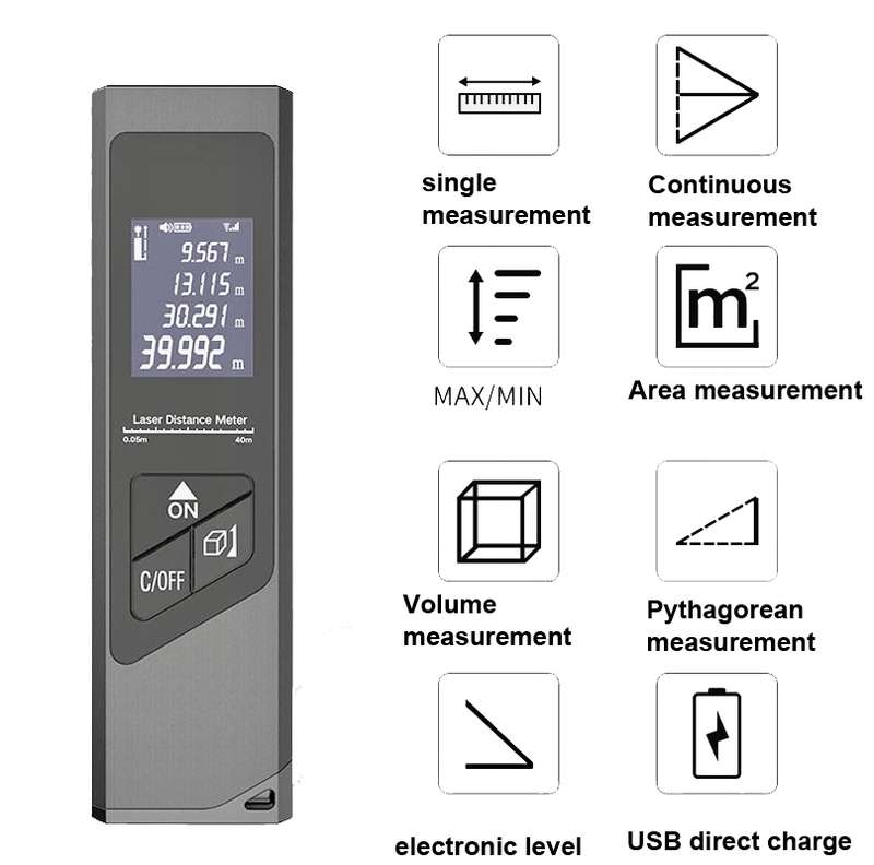 M3 Digital Display Laser Rangefinder Infrared Level