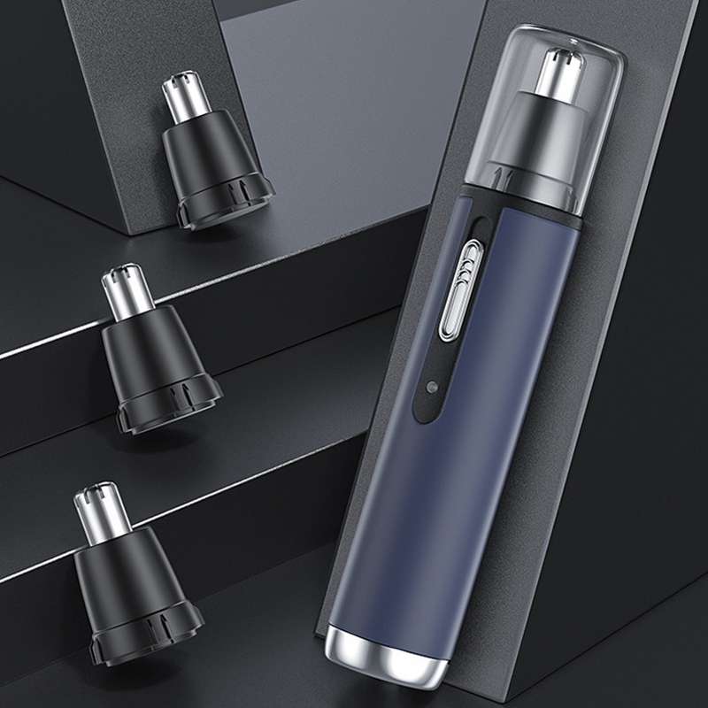 Electric Nose Hair Trimmer USB Rechargeable Eyebrow Trimmer Shaver( Gold)