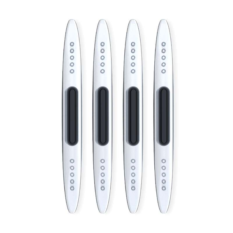 4 PCS Car Door Anti-Static Silicone Airbag Anti-Collision Strip, Colour: Transparent