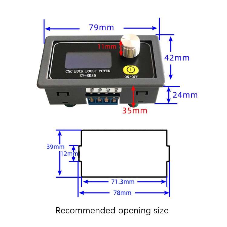 5-30V Adjustable DC Voltage Regulator Power Module Solar Charge