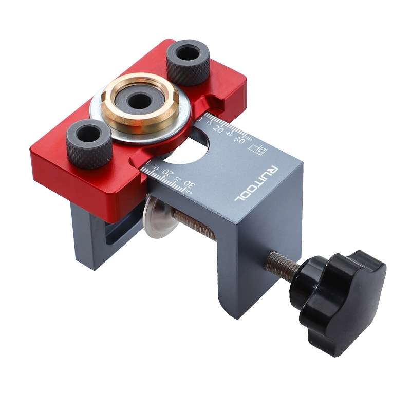 3 In 1 Punching Locator Round Wooden Connectors Open Machine(Locator Monomer+Nut Wrench)