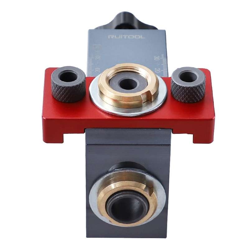 3 In 1 Punching Locator Round Wooden Connectors Open Machine(Locator Monomer+Nut Wrench)