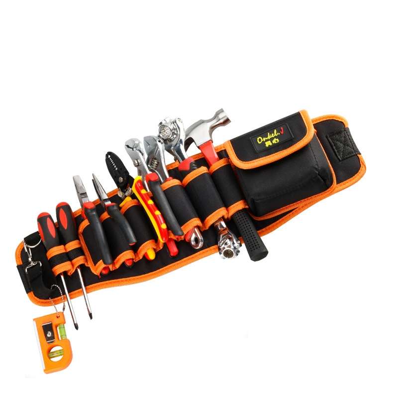 Onkel.J Electrician Waist Bag Canvas Multifunctional Tool Bag , Series: C Type