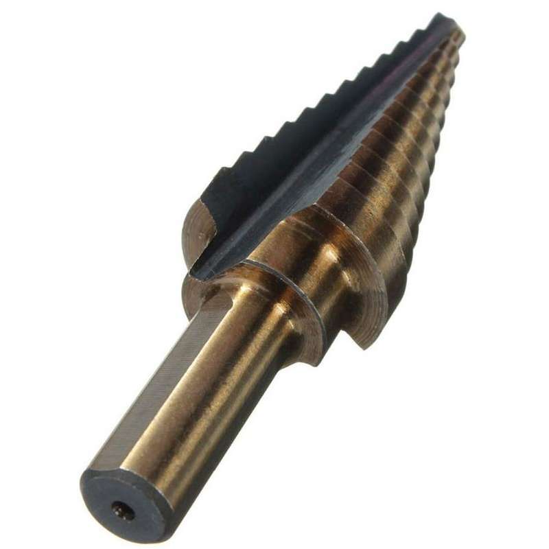 Pagoda Drill Bit High Speed Steel Opener Triangle Handle Stairs Drill Bit(5 In 1 Boxed)