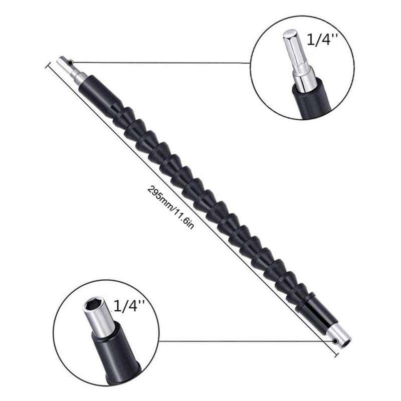 22 PCS / Set Screwdriver Corner Universal Soft Shaft Hex Handle Batch Combination Tool(Silver)
