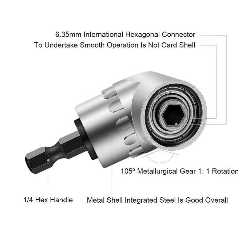 22 PCS / Set Screwdriver Corner Universal Soft Shaft Hex Handle Batch Combination Tool(Silver)